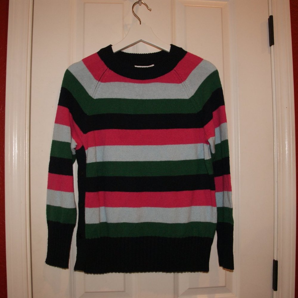 1901 Striped Side Button Pullover Sweater sz S NEW - Picture 7 of 15